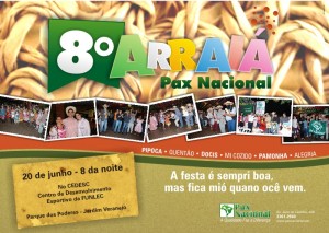 Cartaz Arraiá 2009 Pax Nacional